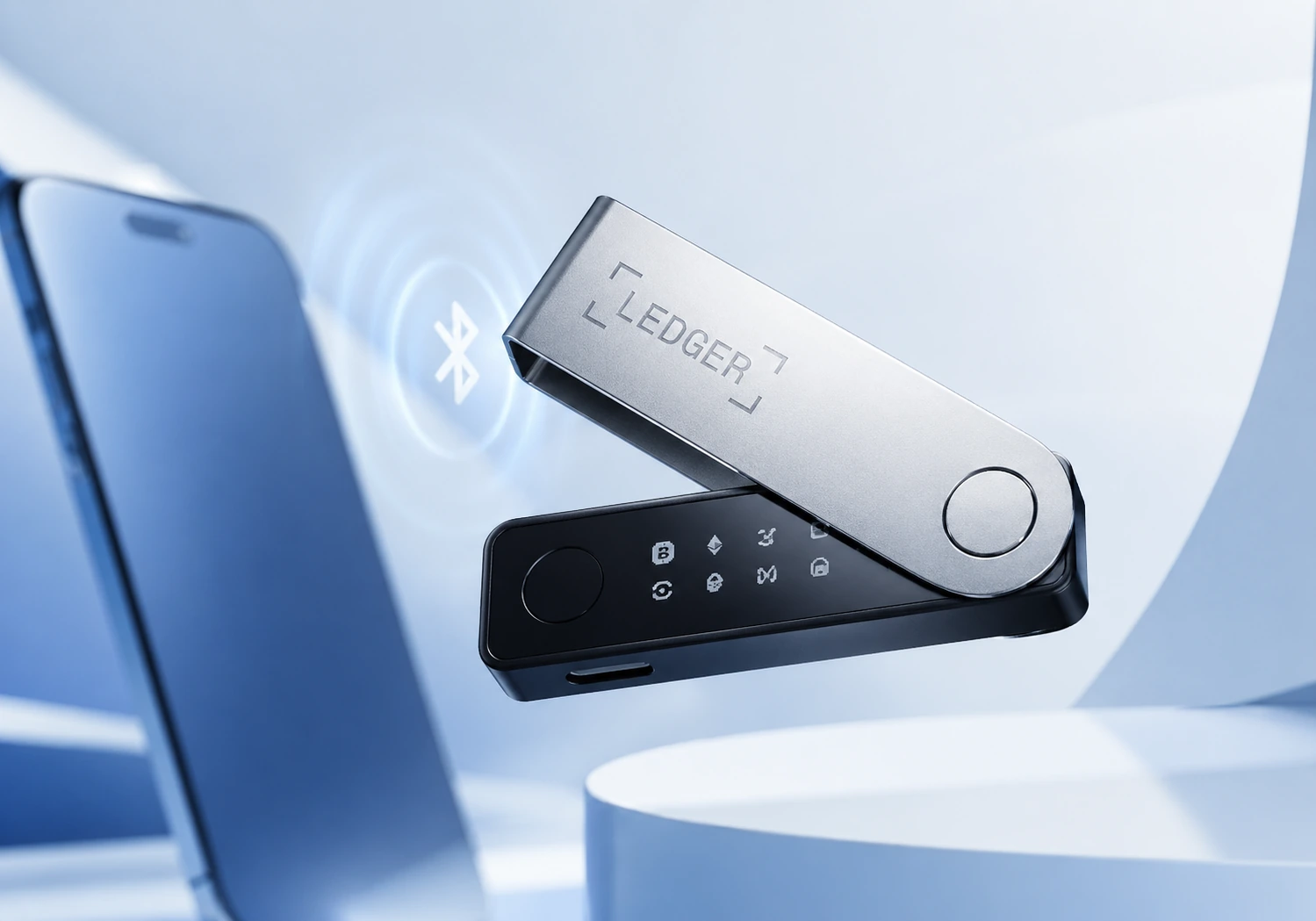 Ledger Wallet 下载与设备连接展示图
